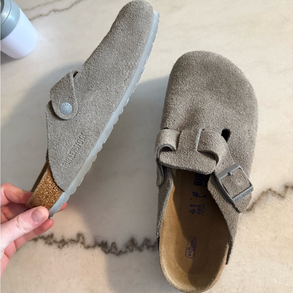 Birkenstock Boston Suede clog size size 41 (women’s 10-10.5)